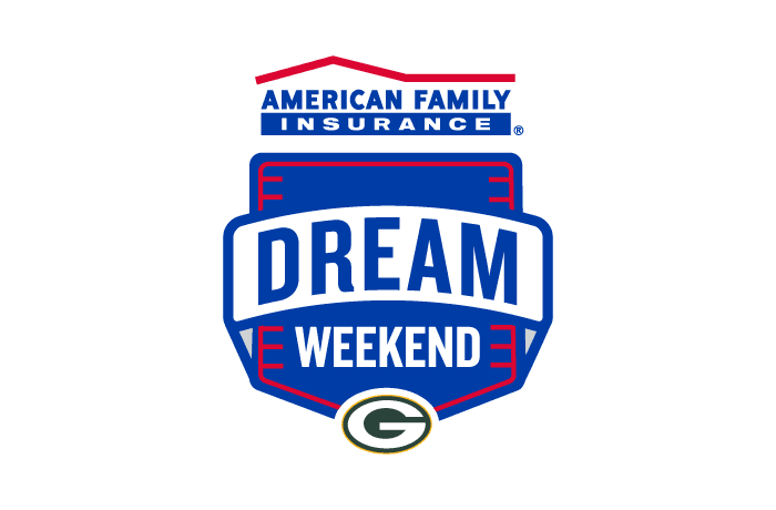 American Family Insurance and Green Bay Packers Dream Weekend sweepstakes logo